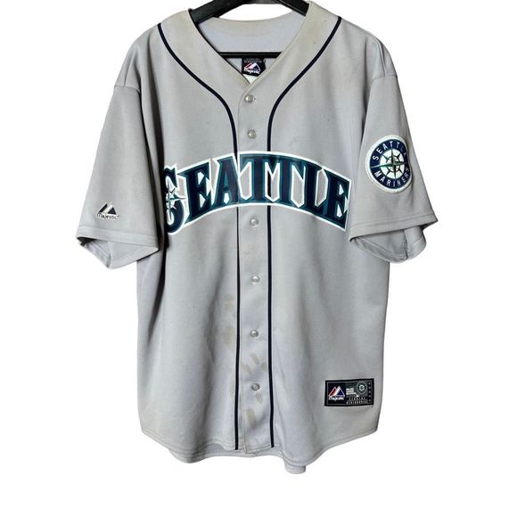 Majestic Seattle Mariners Edgar Martinez Jersey Medium - Picture 1 of 6